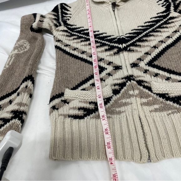 Tina knitted zip up wool sweater - Picture 8 of 16